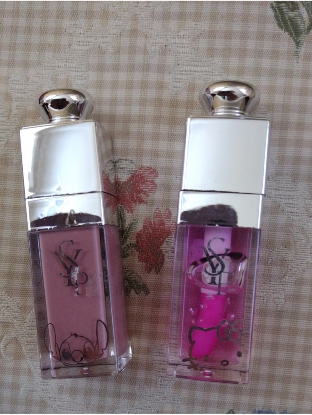 Disney Stitch and Hello Kitty Tinted Lip Oil Duo NWOT